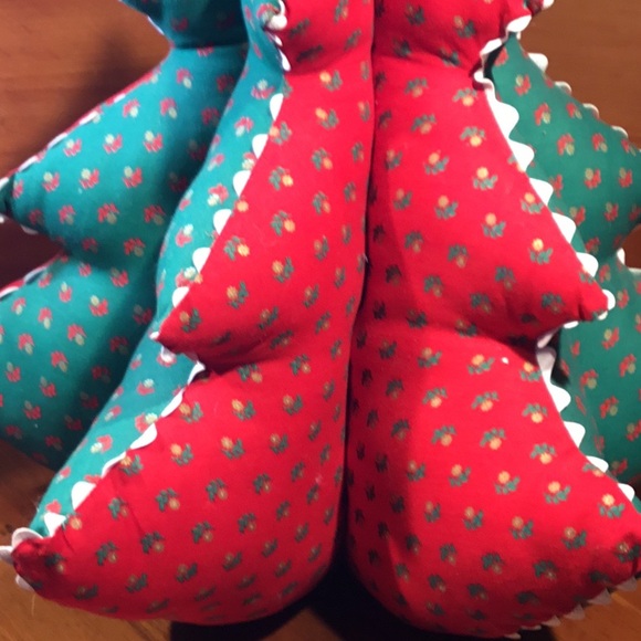 Vtg. Handcrafted Stuffed Christmas 16” Tree Decor - Picture 6 of 16